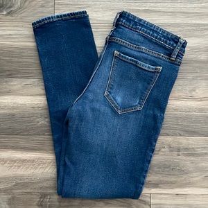 GAP | Blue Denim Low-Rise Jeans Womens 28 Regular Straight